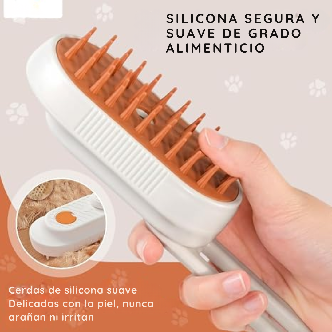 Cepillo a vapor para mascotas