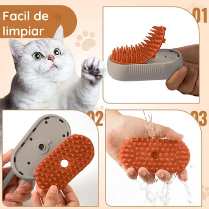 Cepillo a vapor para mascotas