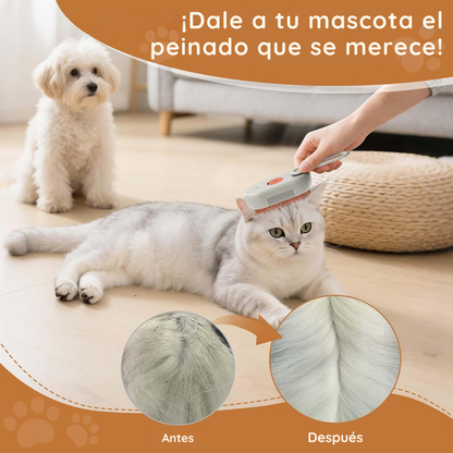 Cepillo a vapor para mascotas